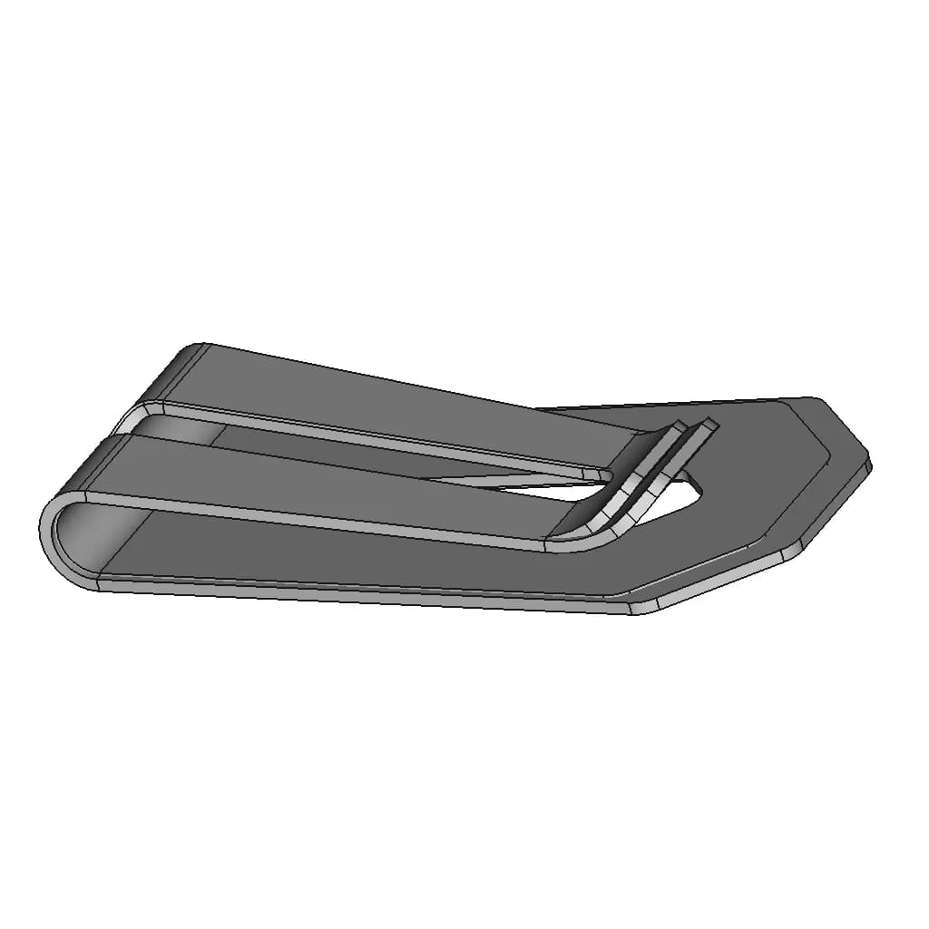 Money Clip | High-Quality CAD Model_60_30_degree_snapshot