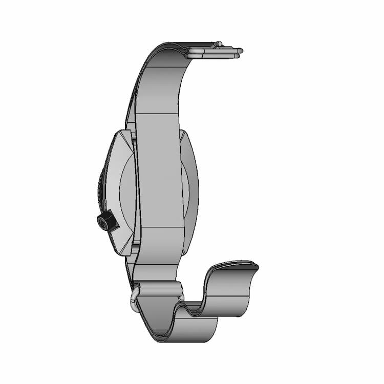 Diver Watch Mod 02: Turtle With Nato Strap. | 3D Engineering Design File