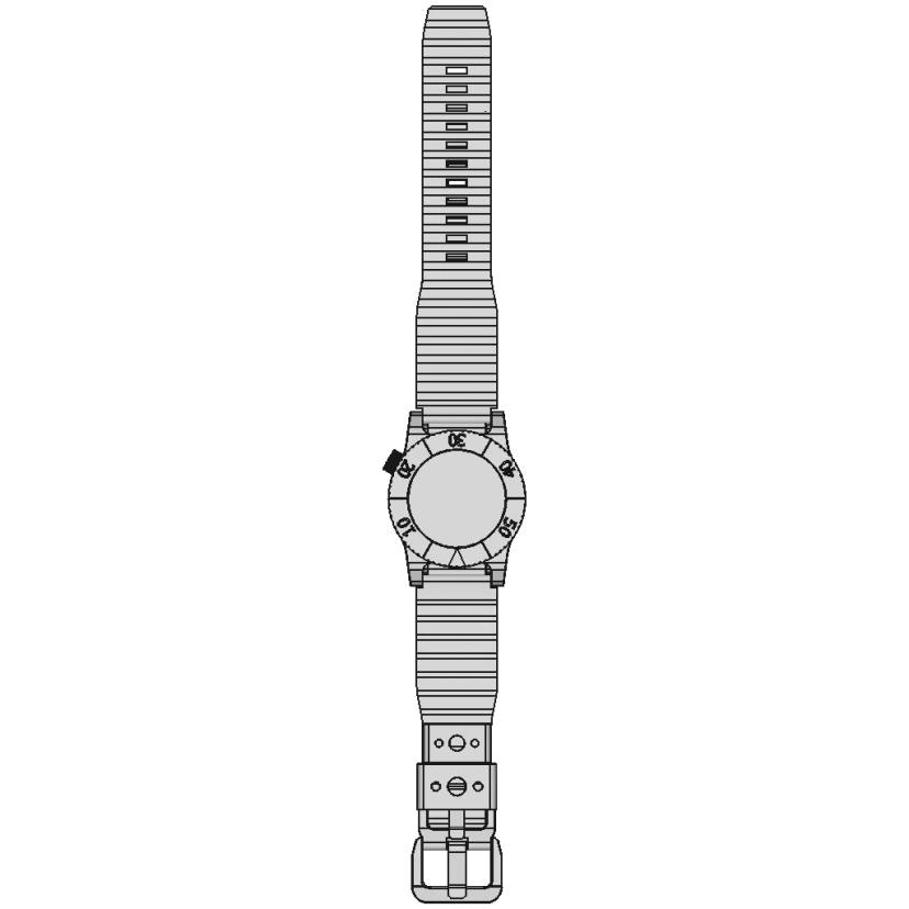 Diver Watch 001 - Downloadable CAD Representation
