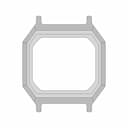 Thinner Face Casio Cnc F-91W - Downloadable CAD Representation_0_0_degree_snapshot