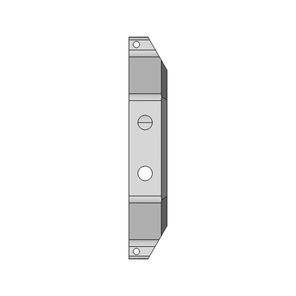 Thinner Face Casio Cnc F-91W - Downloadable CAD Representation_0_270_degree_snapshot