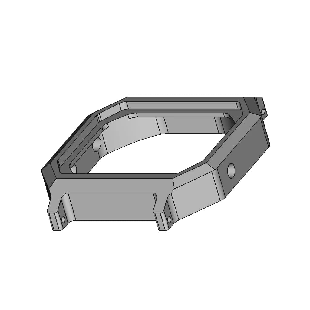 Thinner Face Casio Cnc F-91W - Downloadable CAD Representation_60_30_degree_snapshot