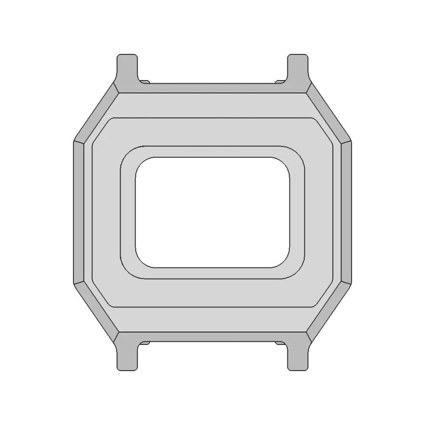 Cnc Casio A700 Face F-91W - Standard Mechanical Component
