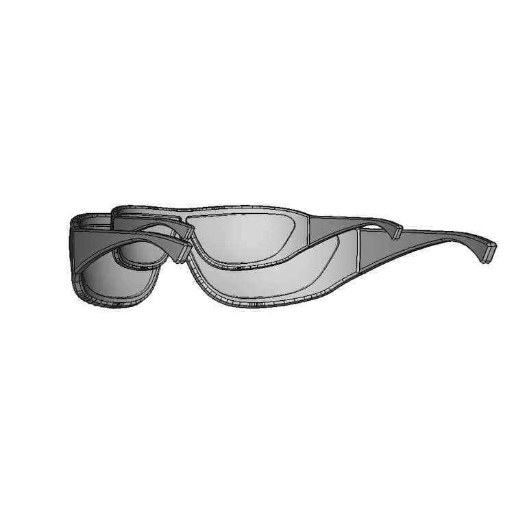 Sunglasses Ray-Ban | 3D Engineering Design File
