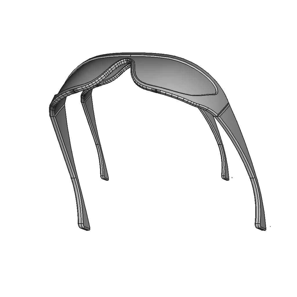 Sunglasses Ray-Ban | 3D Engineering Design File_60_30_degree_snapshot