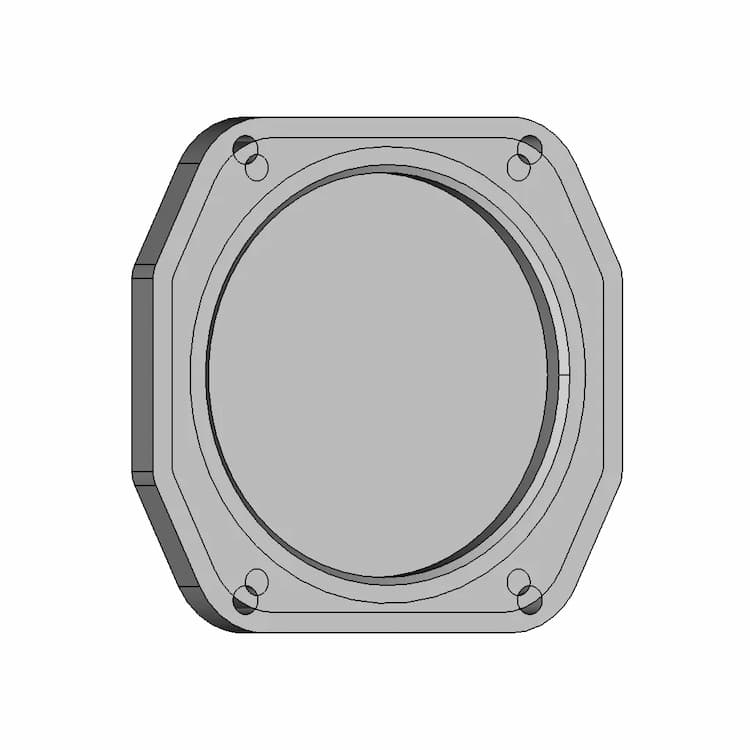 Case Back Cnc | High-Quality CAD Model