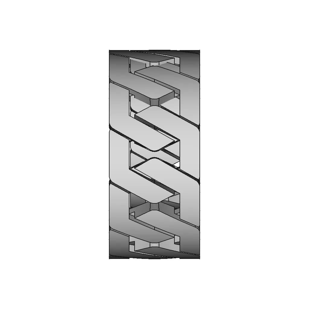 Gold Chaine Ring - Standard Mechanical Component_0_90_degree_snapshot