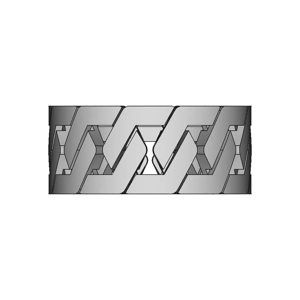Gold Chaine Ring - Standard Mechanical Component_90_0_degree_snapshot