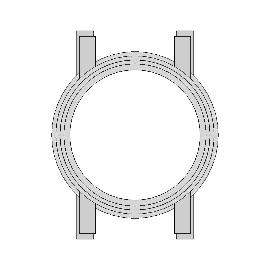 Watch Frame - Downloadable CAD Representation_90_0_degree_snapshot
