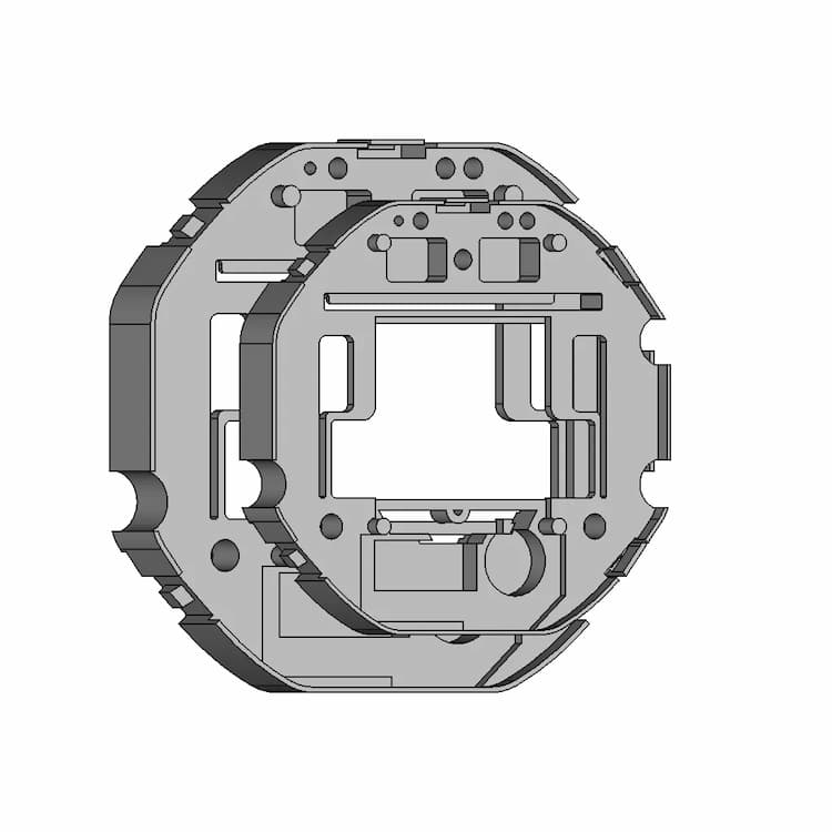 Casio F-91W 593 Module Retainer | High-Quality CAD Model