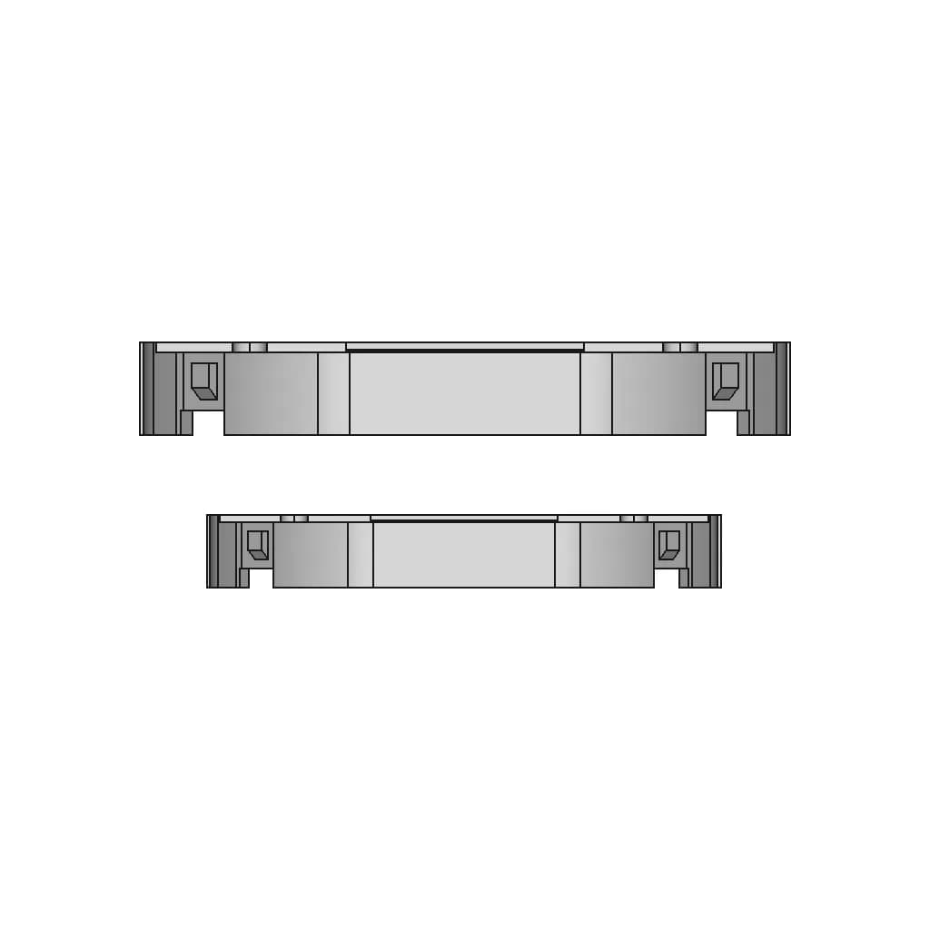 Casio F-91W 593 Module Retainer | High-Quality CAD Model_90_0_degree_snapshot