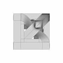 Impossible Cube - Inspired By Escher | High-Quality CAD Model_0_0_degree_snapshot