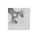 Impossible Cube - Inspired By Escher | High-Quality CAD Model_0_90_degree_snapshot