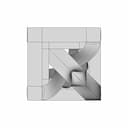 Impossible Cube - Inspired By Escher | High-Quality CAD Model_270_0_degree_snapshot