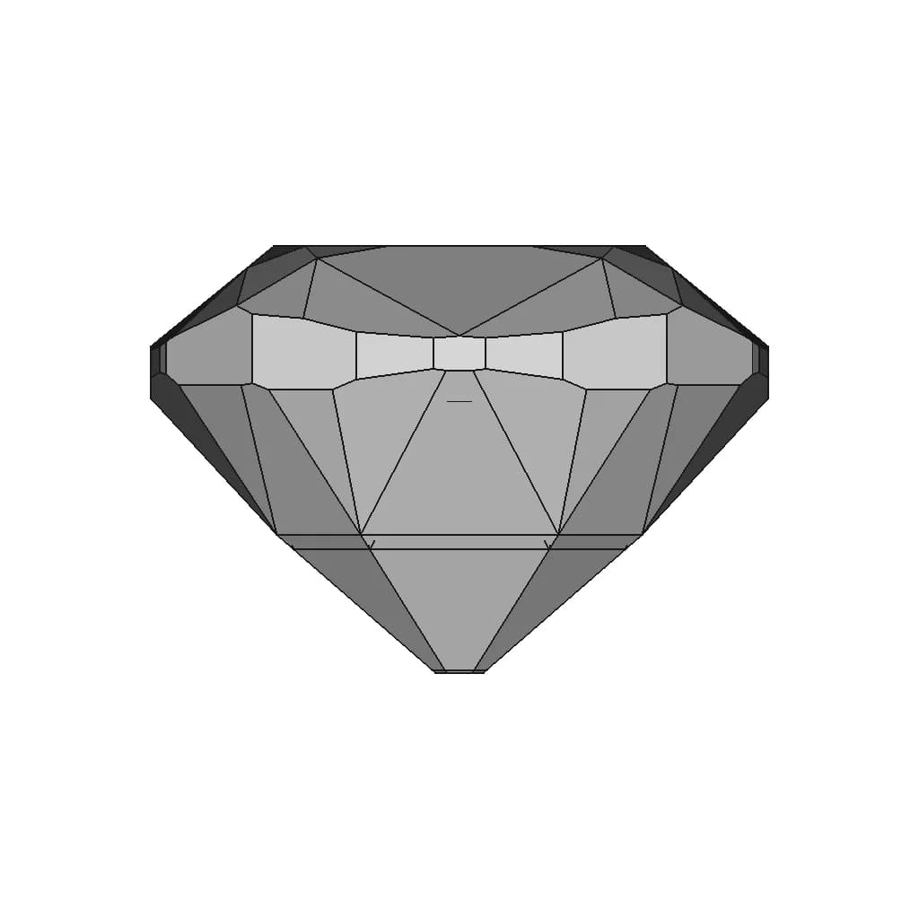 Cullinan Ii Replica | High-Quality CAD Model_0_0_degree_snapshot