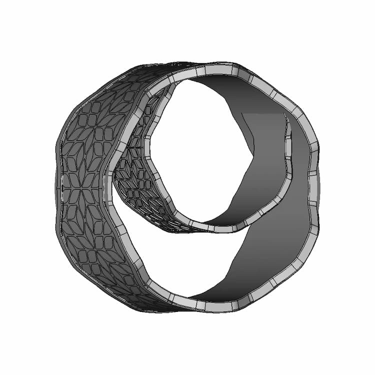 Ring Rolling Gold - Downloadable CAD Representation