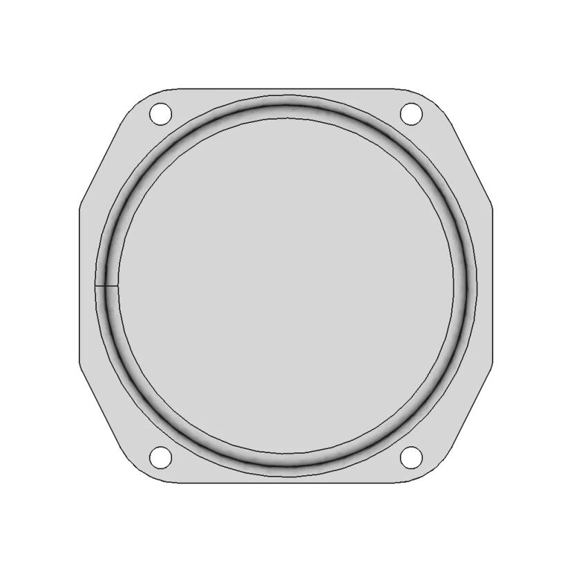 Casio F-91W Case Back Replacment | 3D Engineering Design File