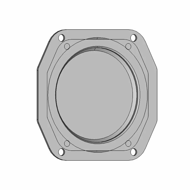 Casio F-91W Case Back Replacment | 3D Engineering Design File