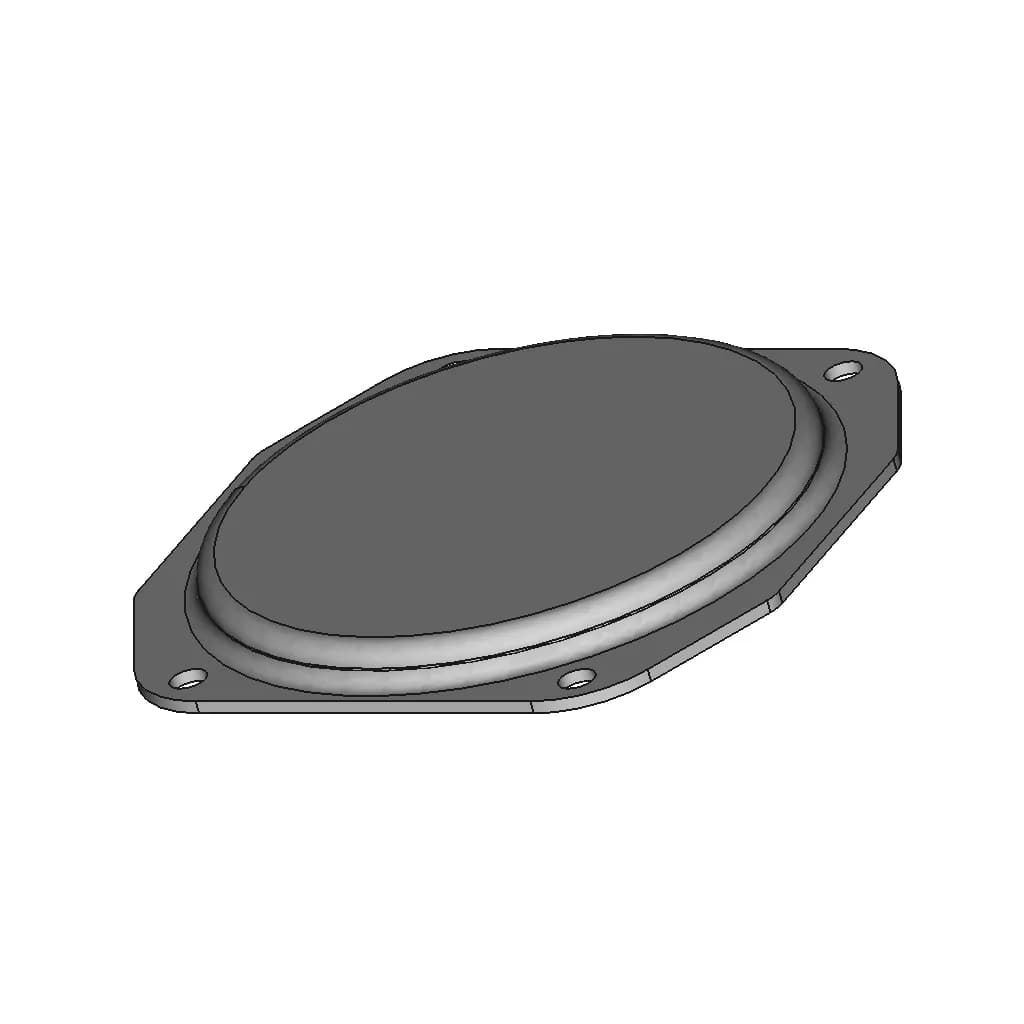 Casio F-91W Case Back Replacment | 3D Engineering Design File_60_30_degree_snapshot
