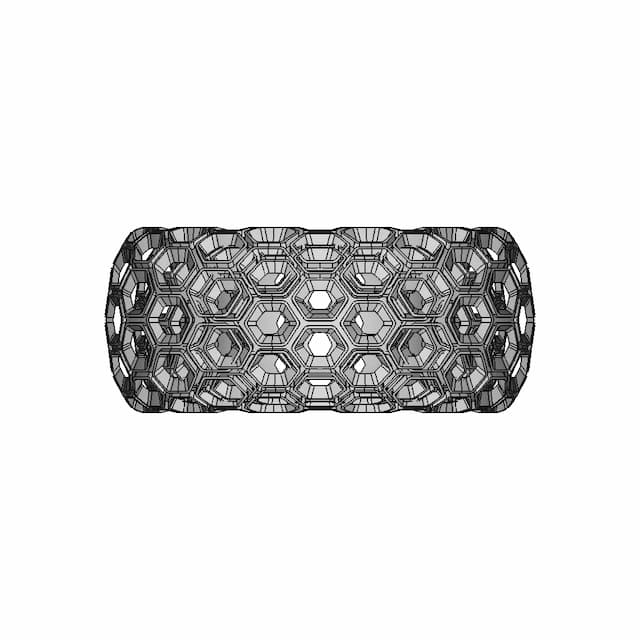Honeycomb Toroid Ring - Downloadable CAD Representation