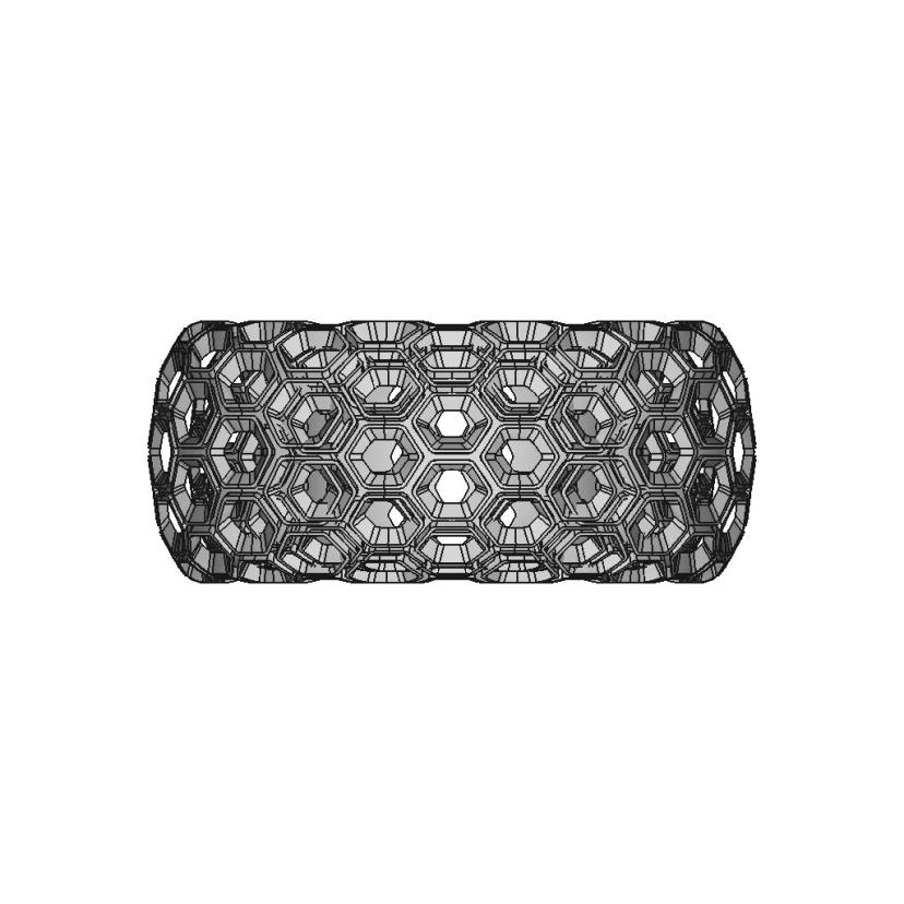 Honeycomb Toroid Ring - Downloadable CAD Representation