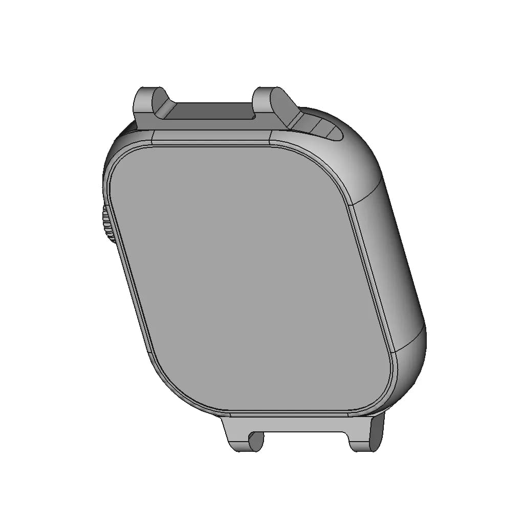 I Watch Apple Concept | High-Quality CAD Model_60_30_degree_snapshot