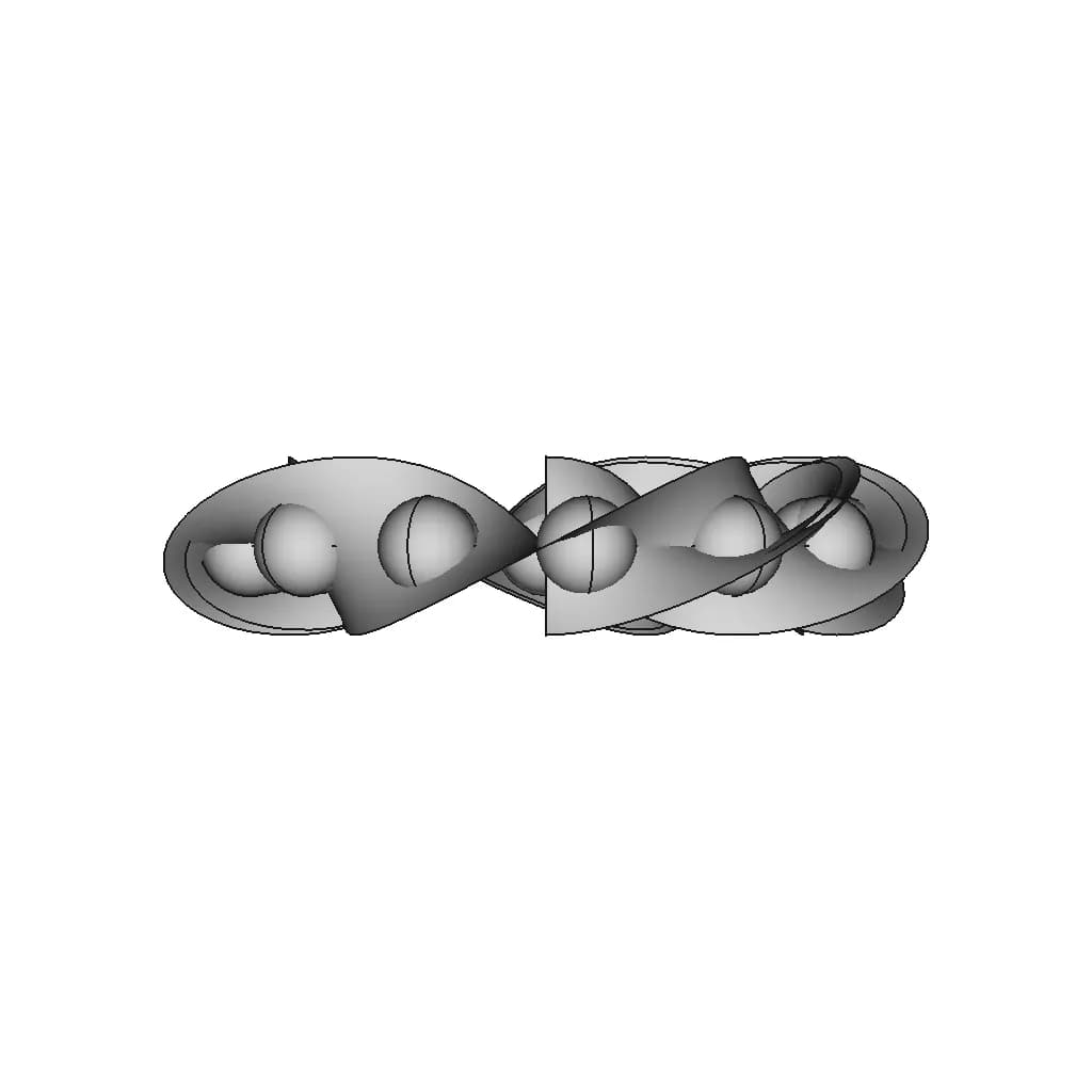 Self Interlocking Single Body Mobius - Standard Mechanical Component_0_270_degree_snapshot