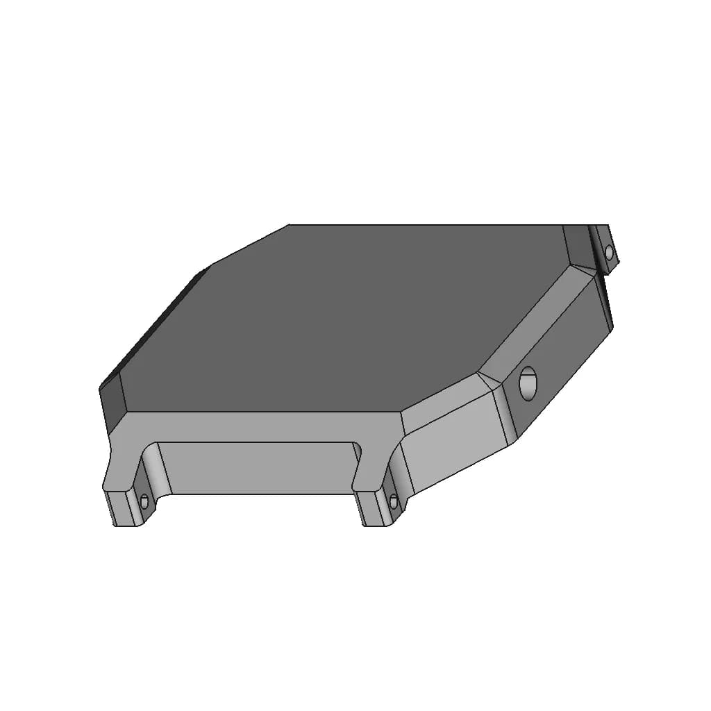 Casio F-91W Clear Case V2 | High-Quality CAD Model_60_30_degree_snapshot