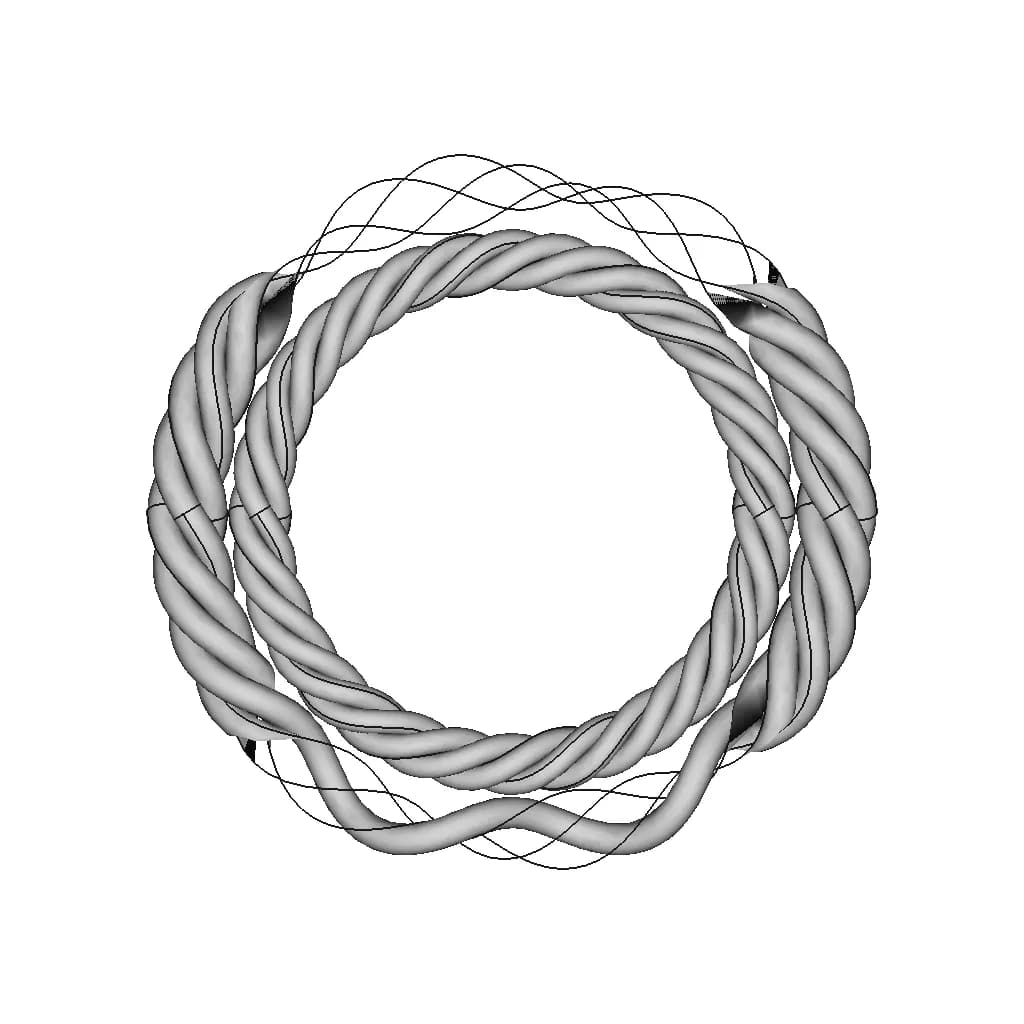 Twisted Bracelet - Downloadable CAD Representation_0_0_degree_snapshot