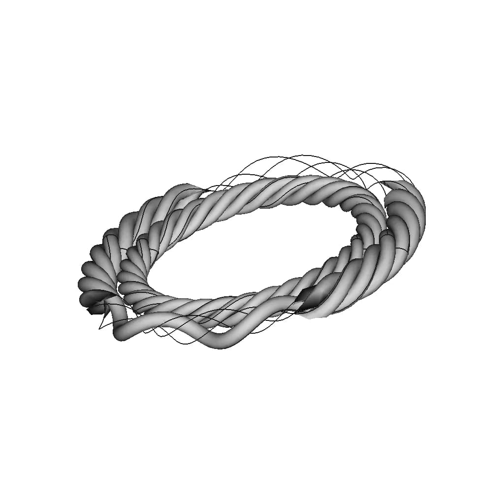 Twisted Bracelet - Downloadable CAD Representation_60_30_degree_snapshot