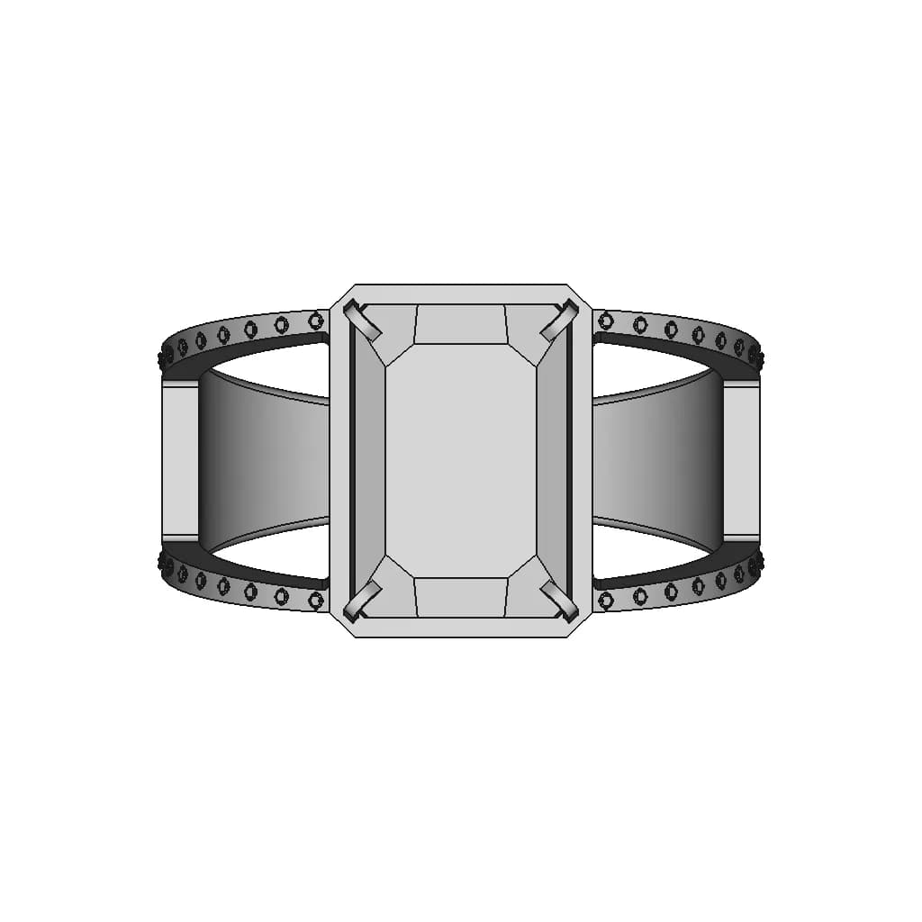 Diamond Ring | High-Quality CAD Model_0_0_degree_snapshot