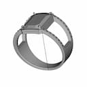 Diamond Ring | High-Quality CAD Model_60_30_degree_snapshot