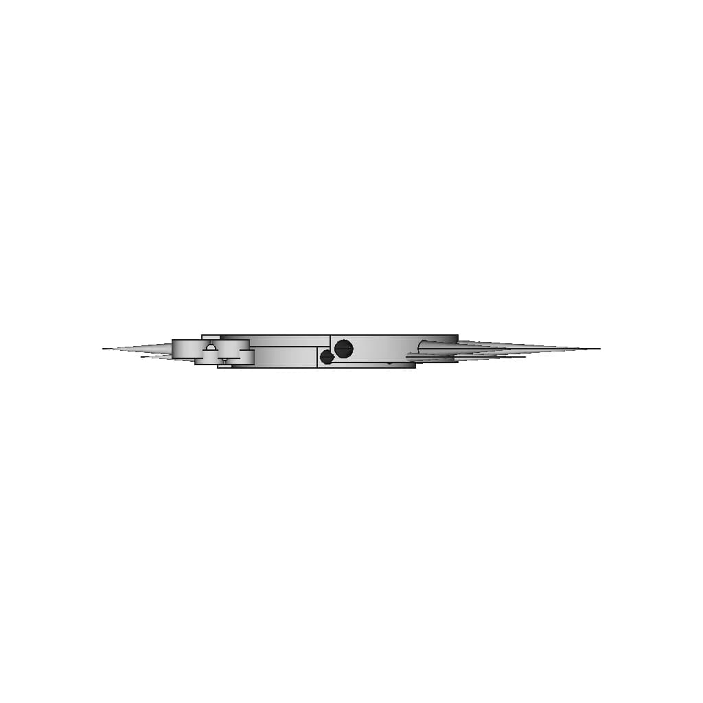 Spiked Earring | 3D Engineering Design File_0_90_degree_snapshot