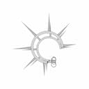 Spiked Earring | 3D Engineering Design File_270_0_degree_snapshot