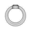 Ruby Wedding Band For The Wife | High-Quality CAD Model_0_0_degree_snapshot