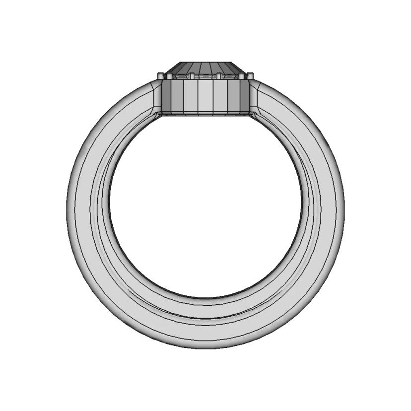 Ruby Wedding Band For The Wife | High-Quality CAD Model