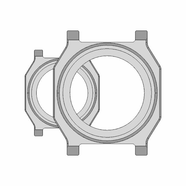 3D Printed F-91W Case - Standard Mechanical Component