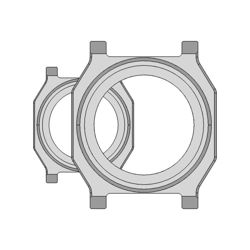 3D Printed F-91W Case - Standard Mechanical Component