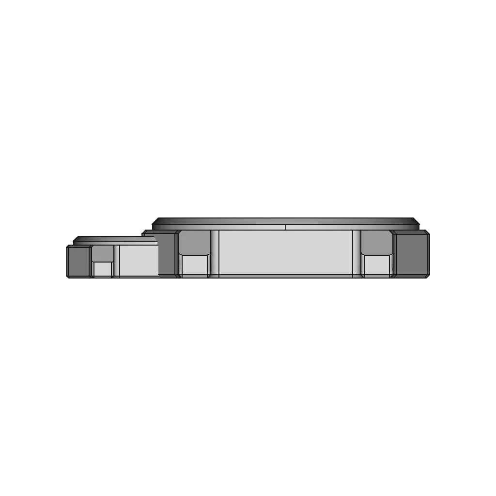 3D Printed F-91W Case - Standard Mechanical Component_90_0_degree_snapshot