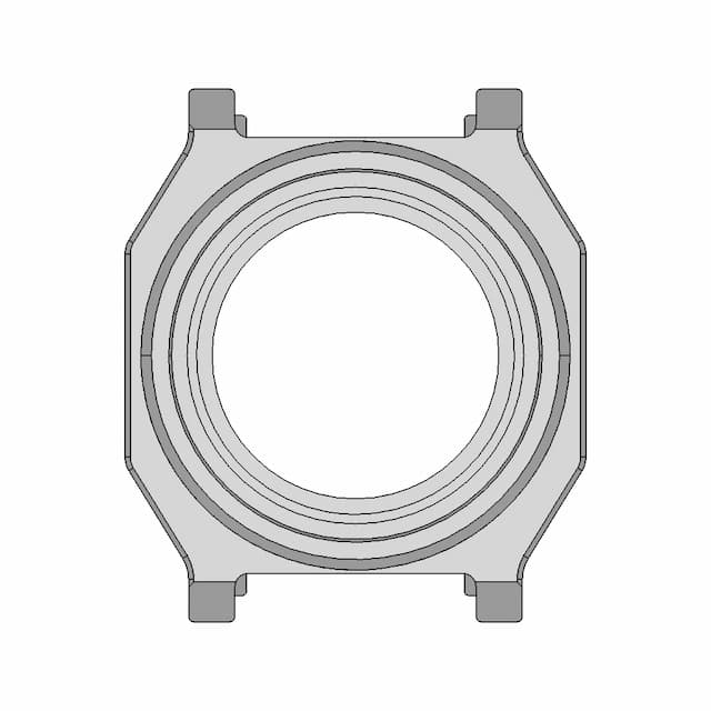 Cnc Case F-91W | High-Quality CAD Model