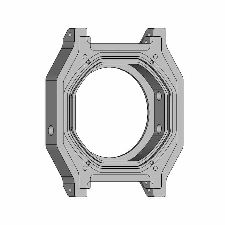 Cnc Case F-91W | High-Quality CAD Model