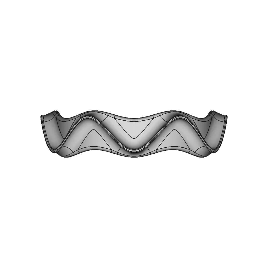 Solidworks: Bracelet (5) | 3D Engineering Design File_0_90_degree_snapshot