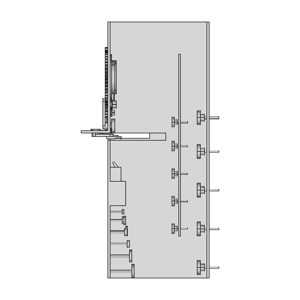 Automatic Envelope Folding And Sealing Machine - Downloadable CAD Representation_0_0_degree_snapshot