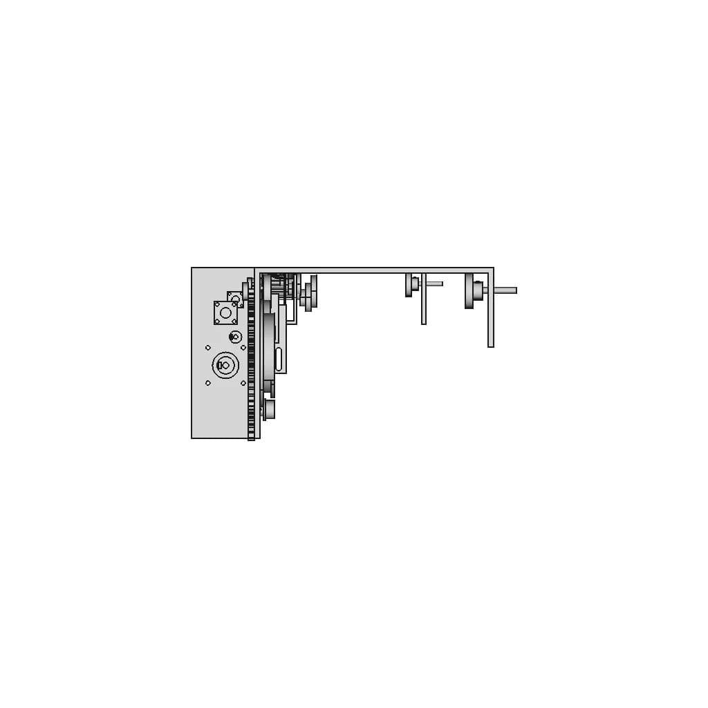 Automatic Envelope Folding And Sealing Machine - Downloadable CAD Representation_270_0_degree_snapshot