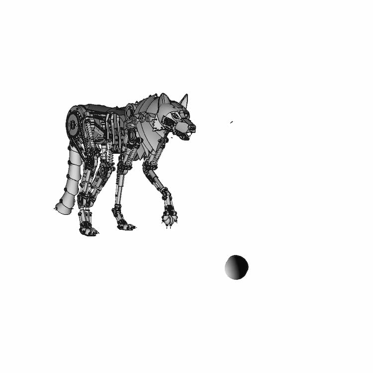 Robot Dog/Mechanical Dog - Standard Mechanical Component