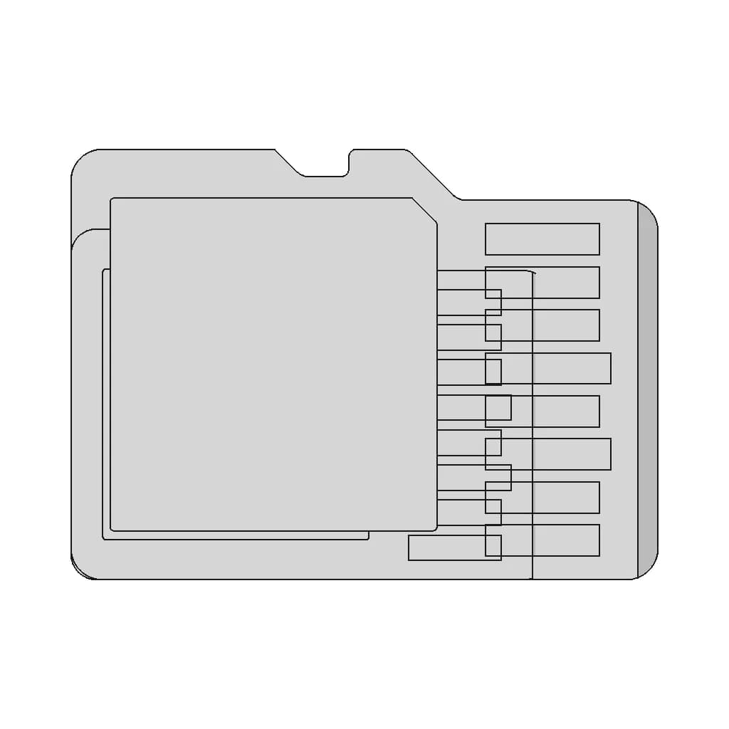 Microsd | 3D Engineering Design File_90_0_degree_snapshot