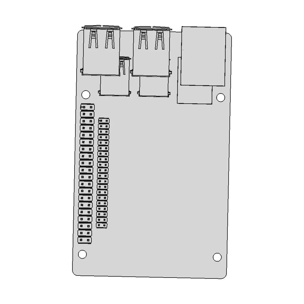Orangepi 5 Pro - Downloadable CAD Representation_0_0_degree_snapshot