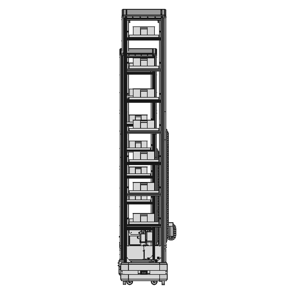 Three-Dimensional Storage Automated Guided Vehicle (Agv) - Standard Mechanical Component_0_270_degree_snapshot