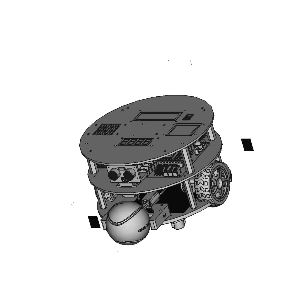 Soccer Robot - Downloadable CAD Representation_60_30_degree_snapshot