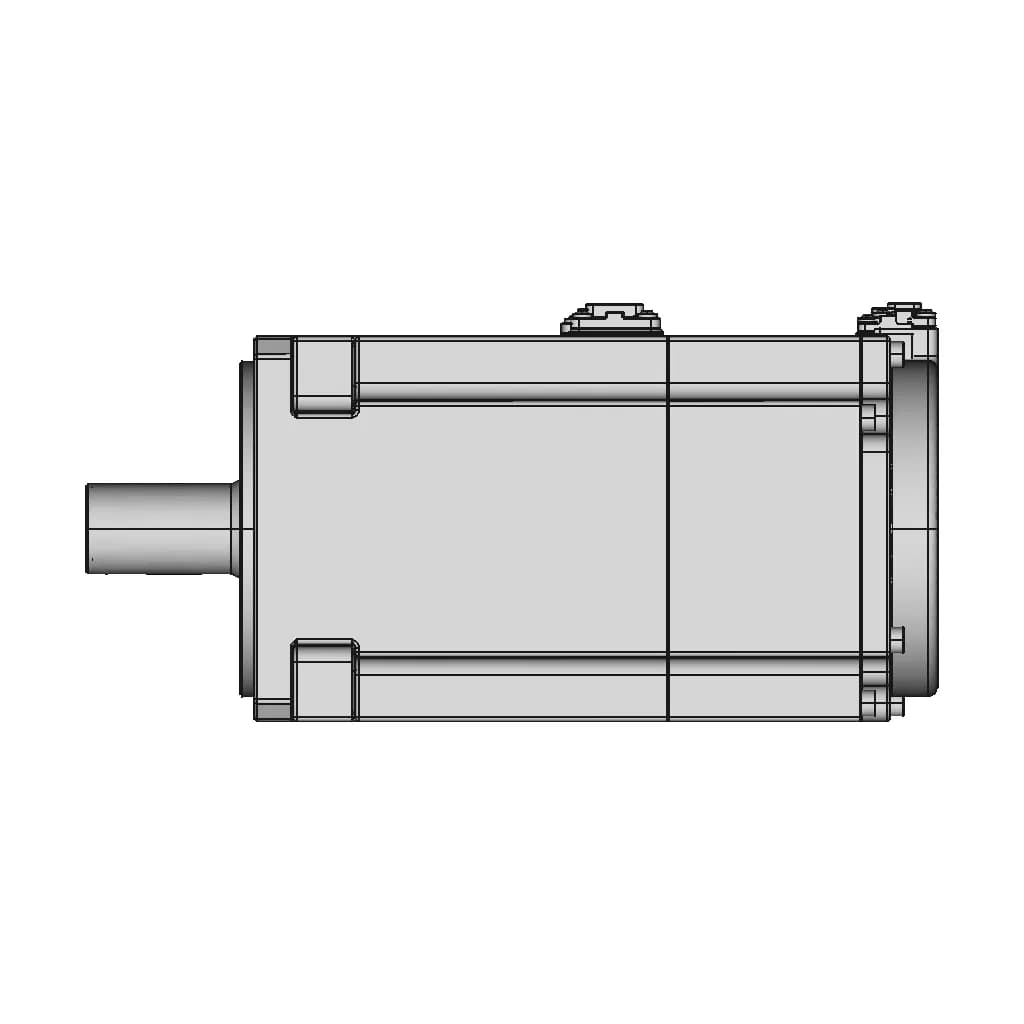 Servo Motor A6M80-1000H2B1-M17 - Downloadable CAD Representation_0_90_degree_snapshot